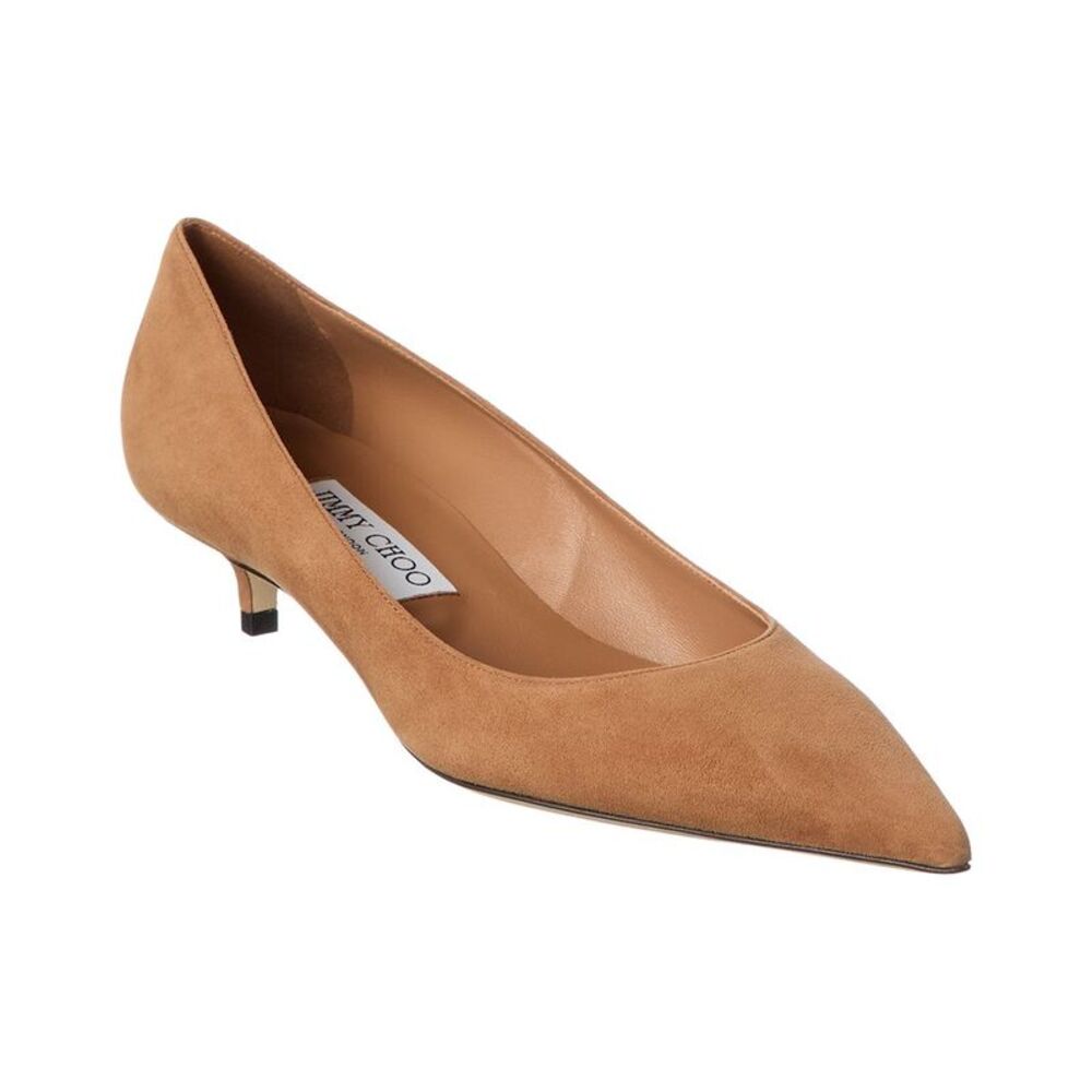 Jimmy Choo Amelia Suede Pump, Brown